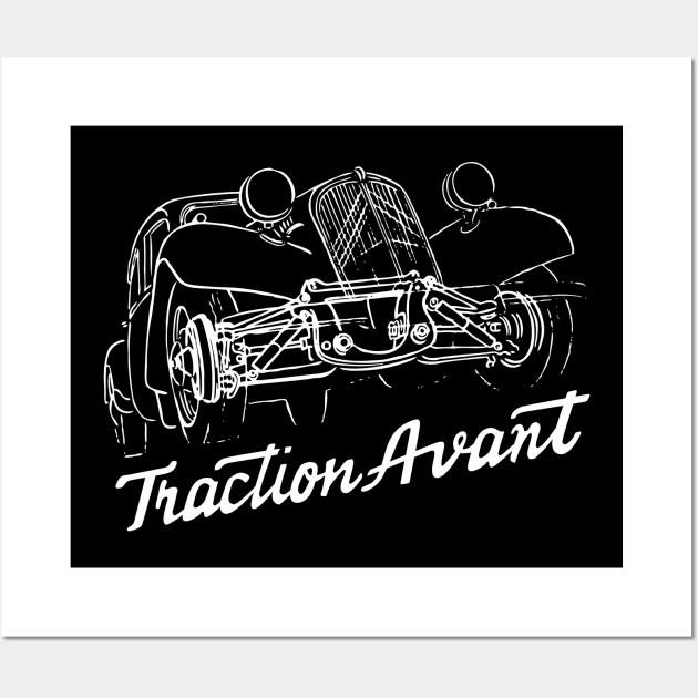 Traction Avant Wall Art by robinlund